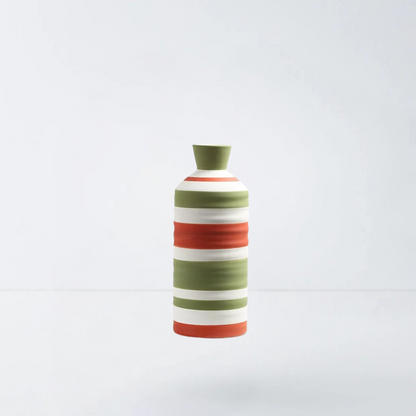 Verdant Stripe Vase