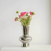 Bell Chrome Vase