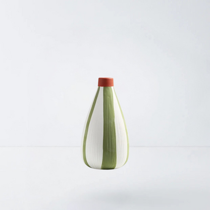 Verdant Stripe Vase