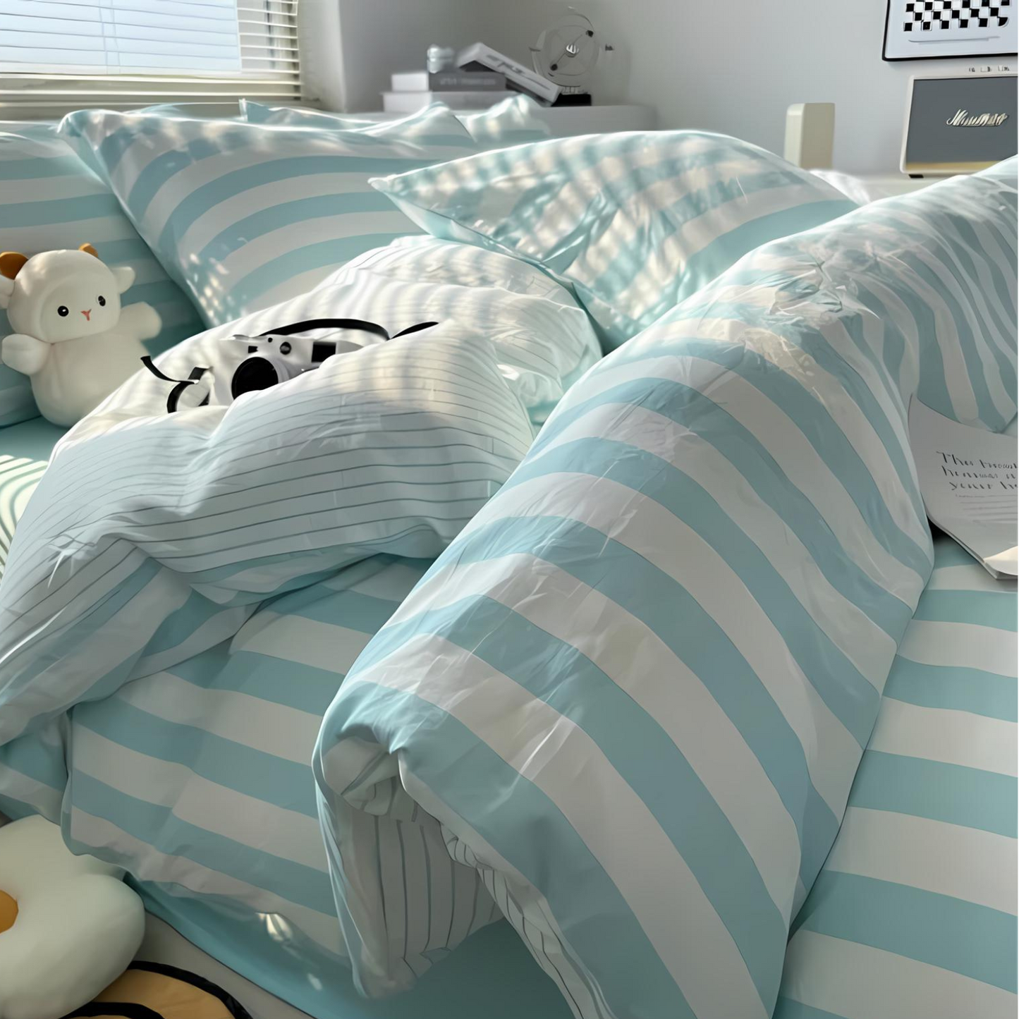 Striped Bedding Set