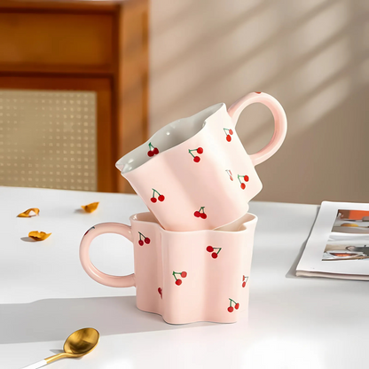 Chic Cherry Sipper Mug