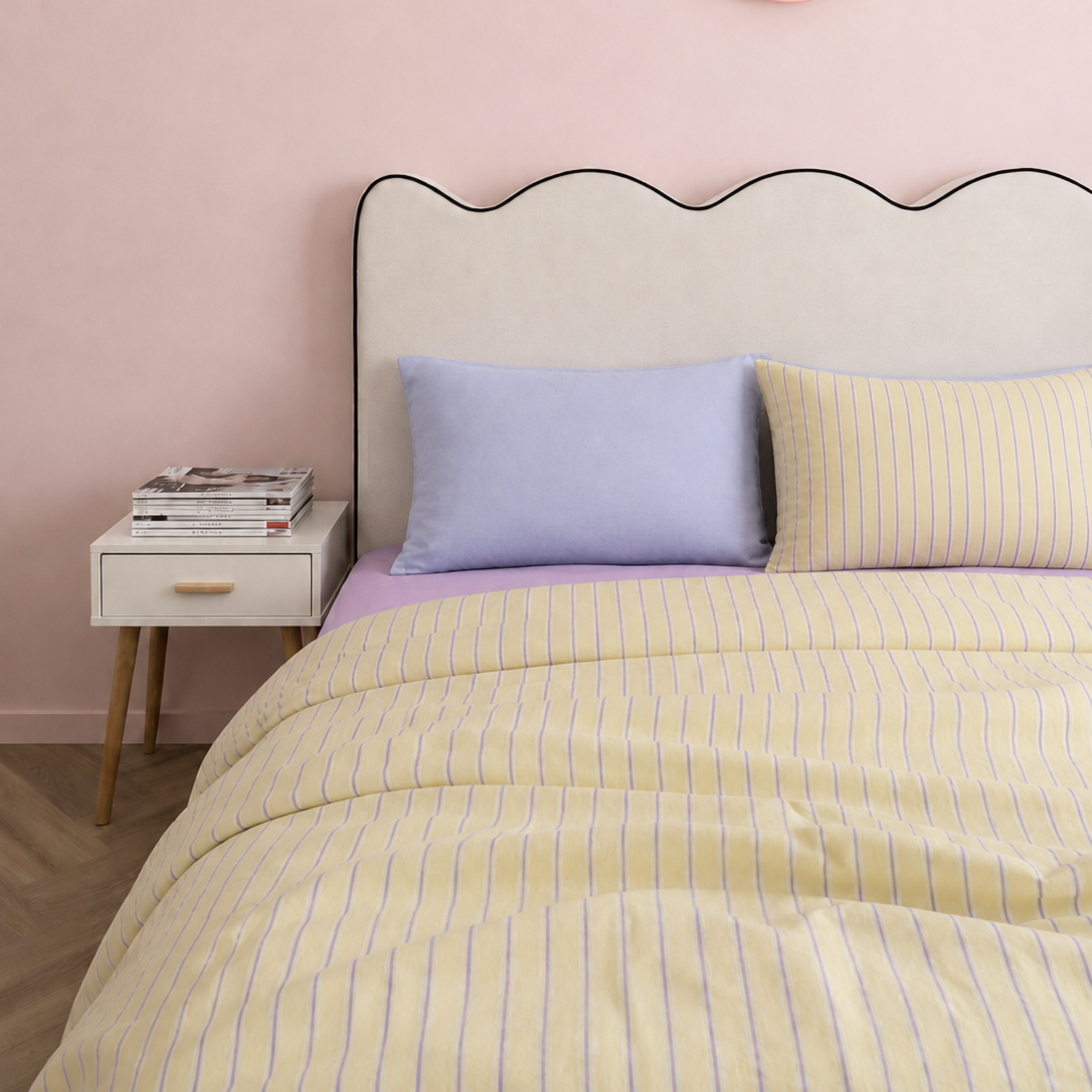 Menton Striped Bedding Set