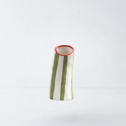 Verdant Stripe Vase