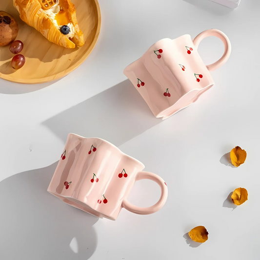 Chic Cherry Sipper Mug