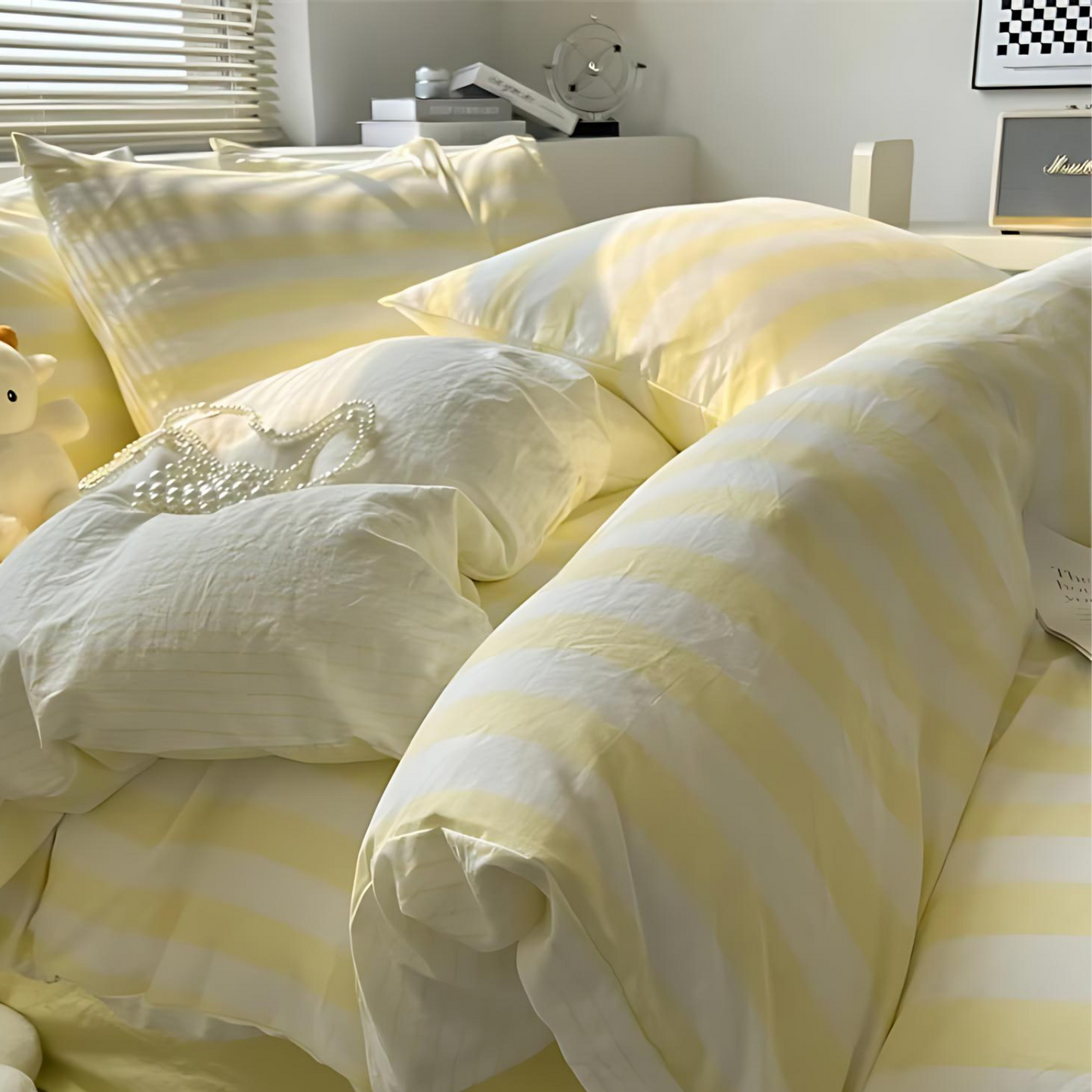 Striped Bedding Set