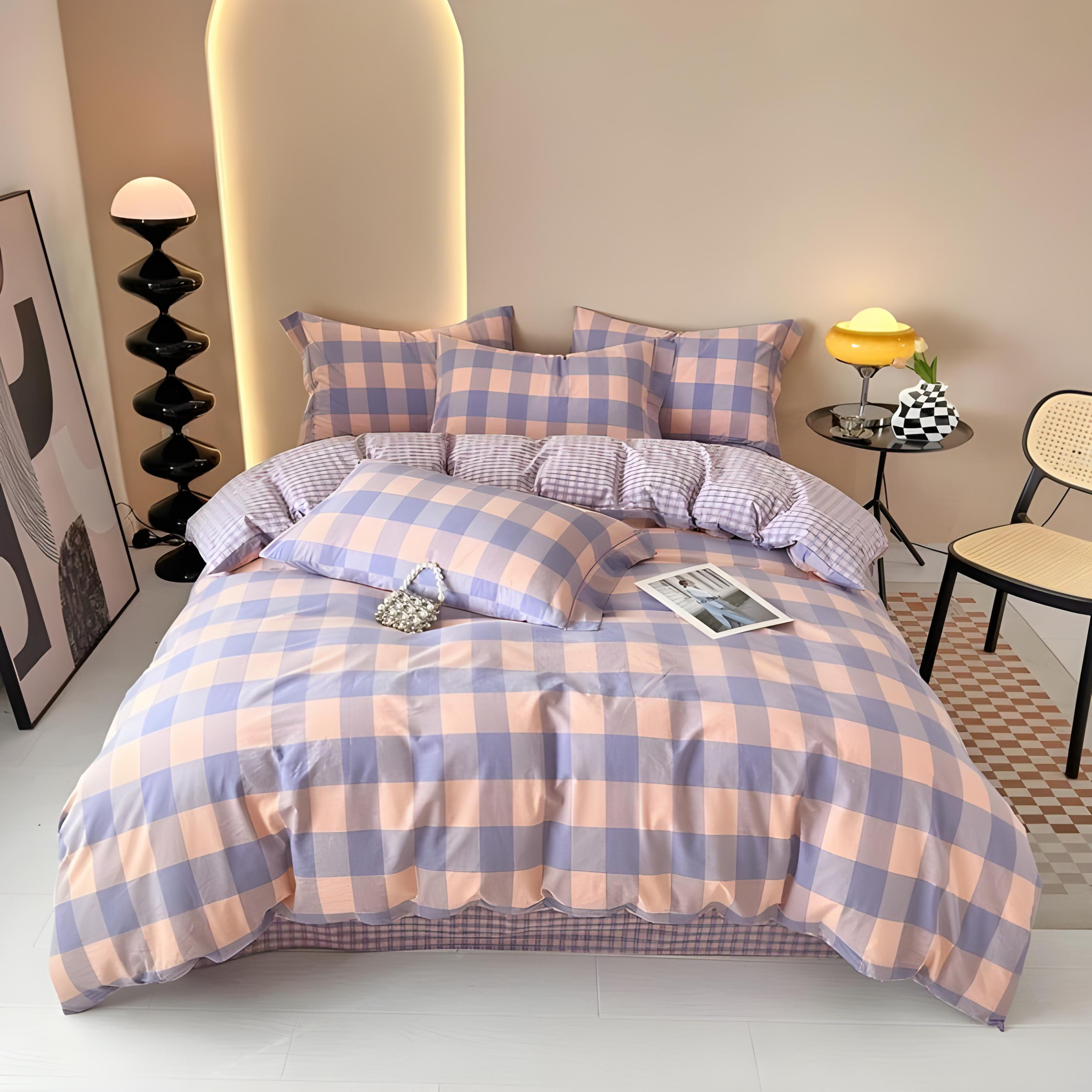 Kyoto Plaid Bedding Set