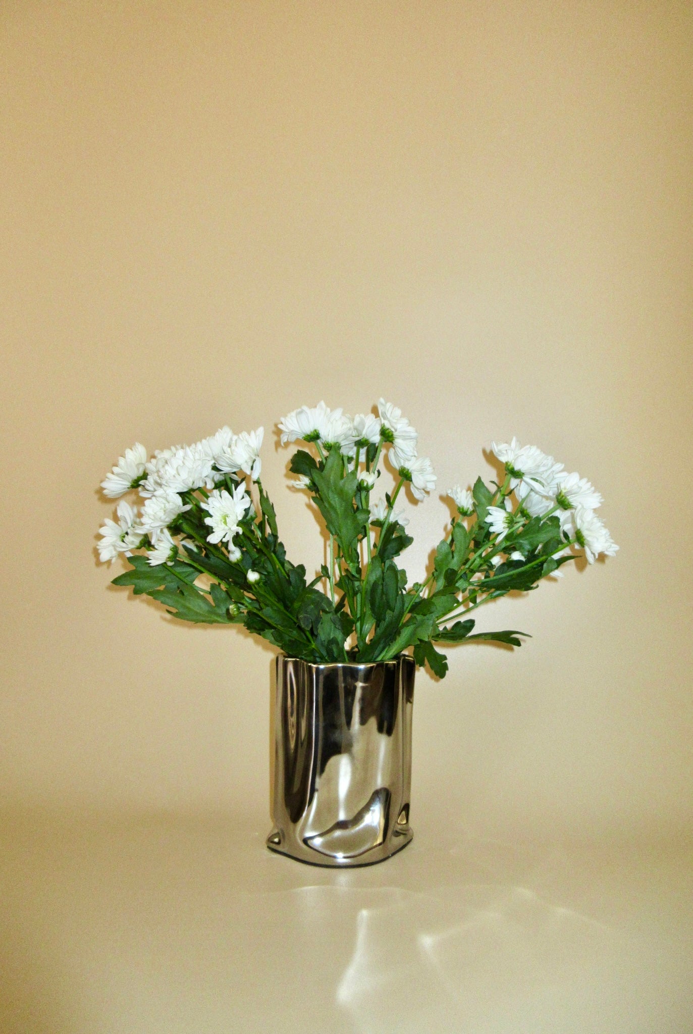 Chrome Vase