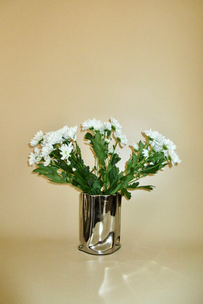 Chrome Vase