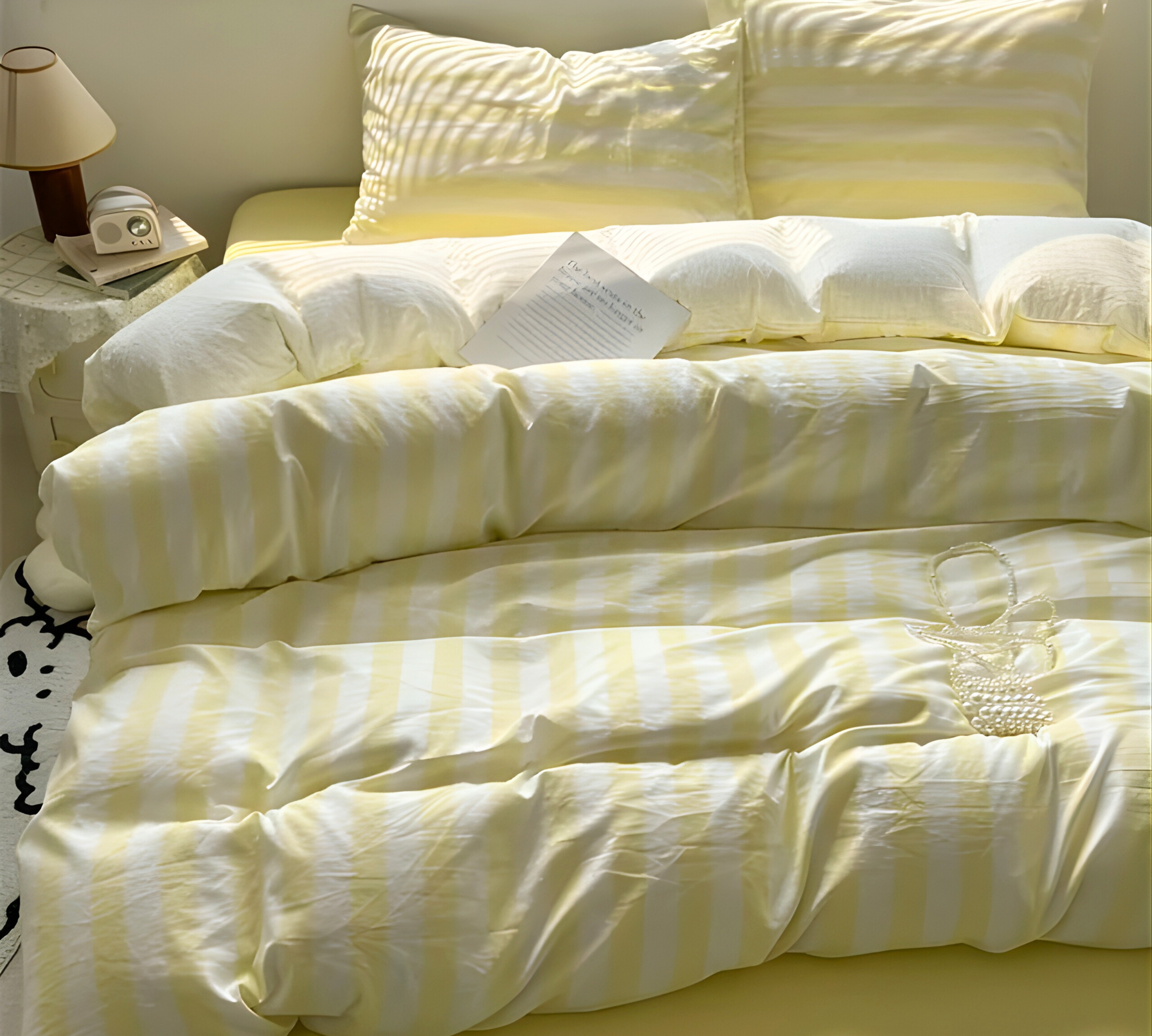 Striped Bedding Set