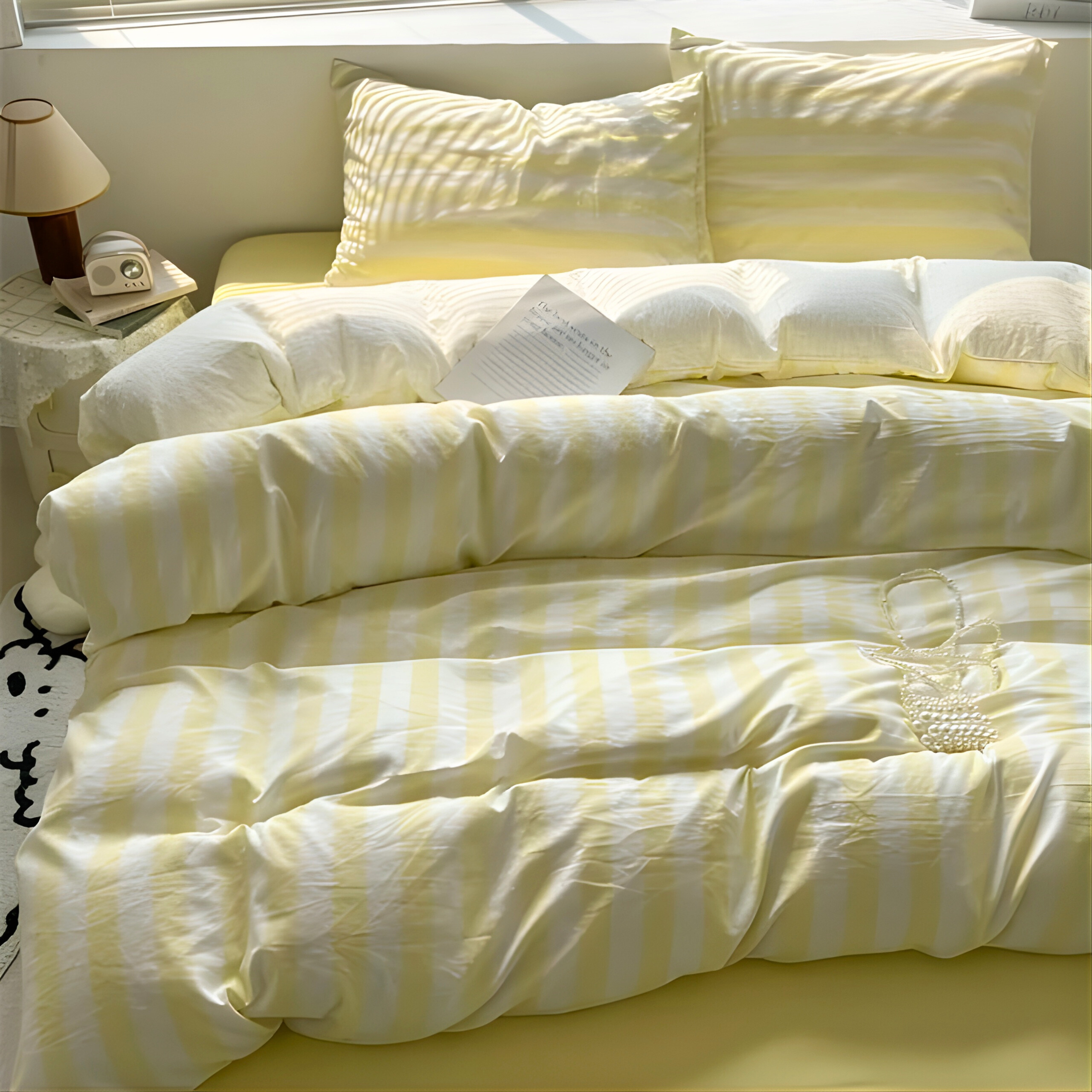 Striped Bedding Set