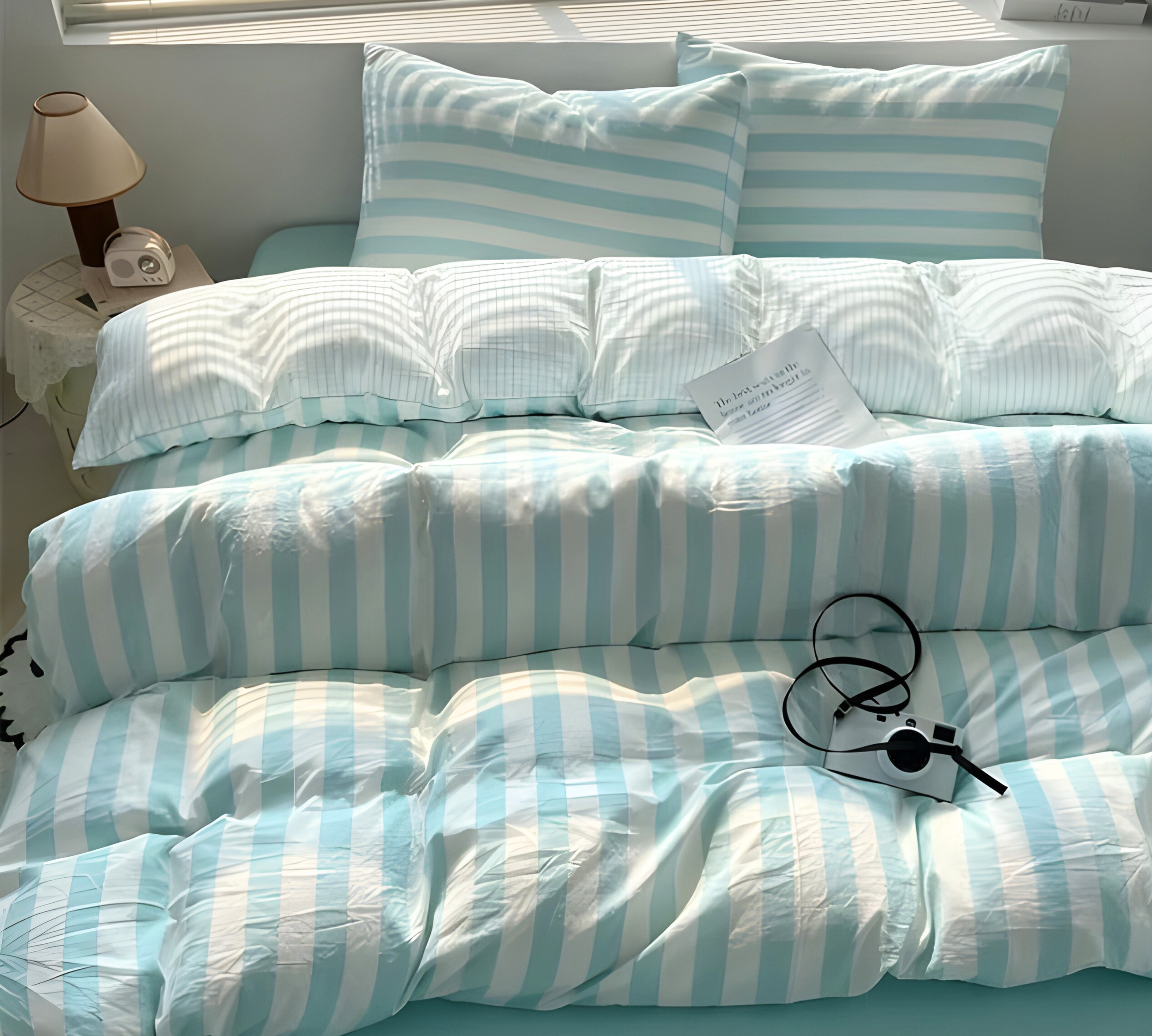 Striped Bedding Set