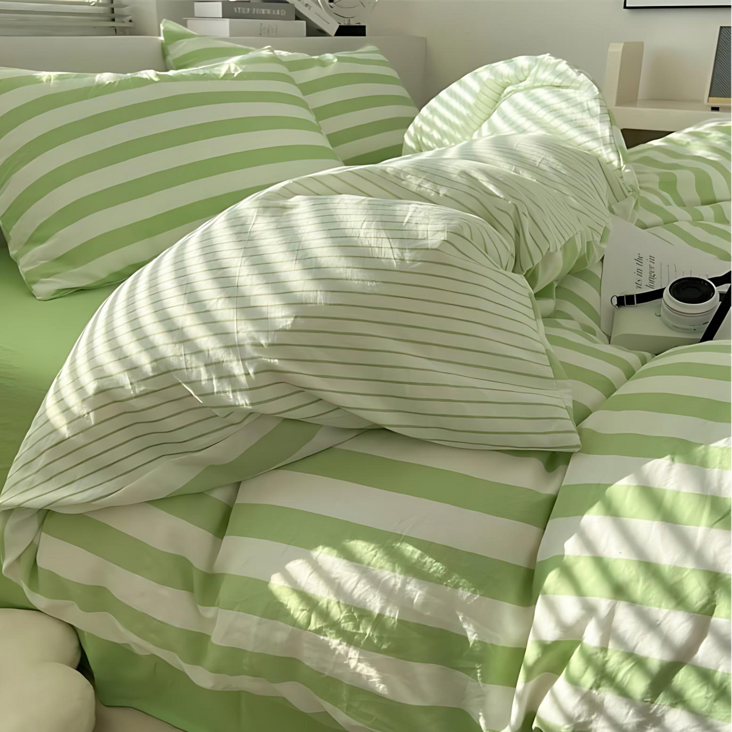 Striped Bedding Set