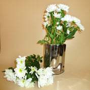 Chrome Vase