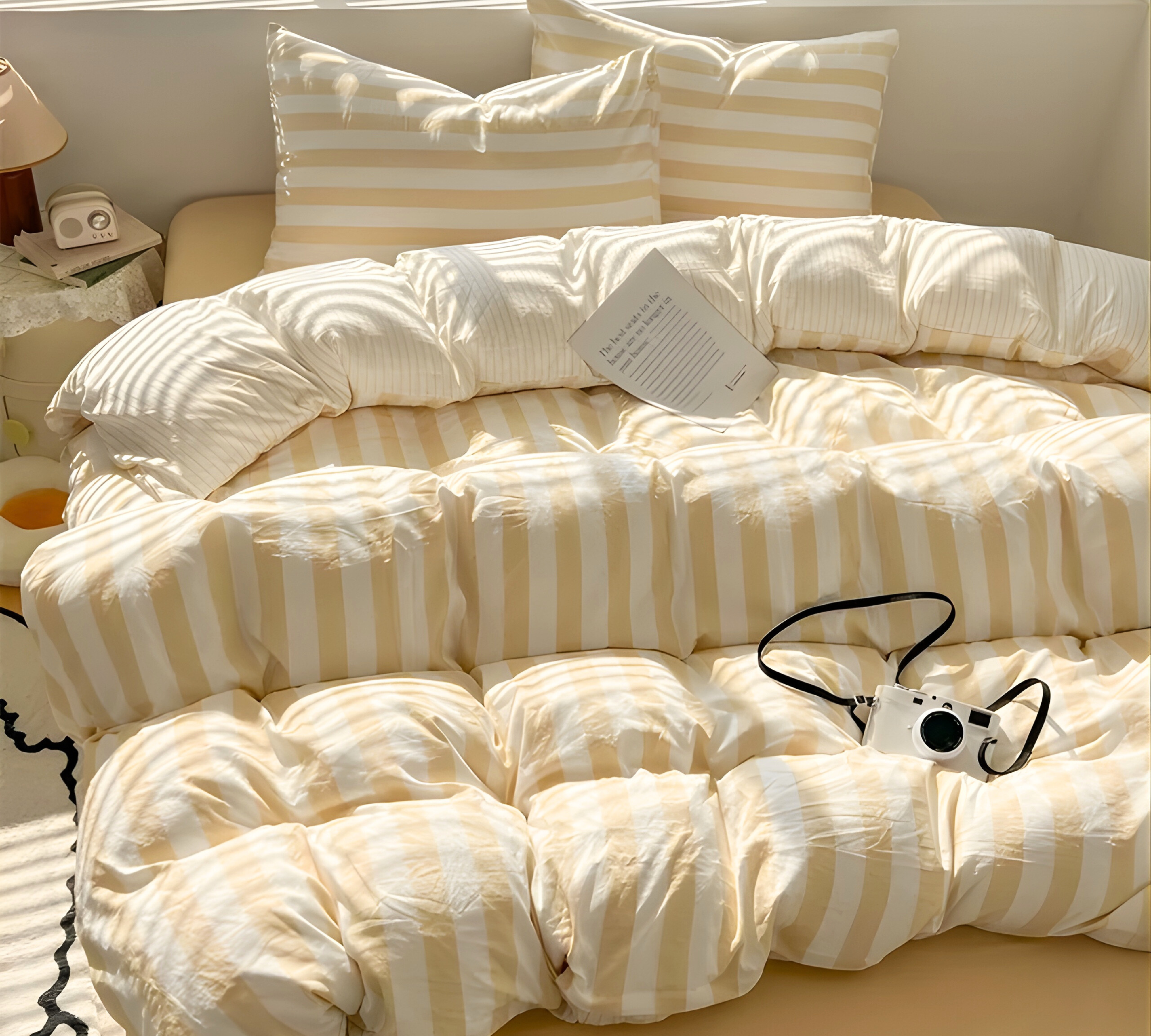 Striped Bedding Set