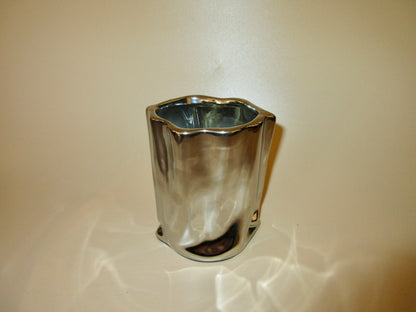 Chrome Vase