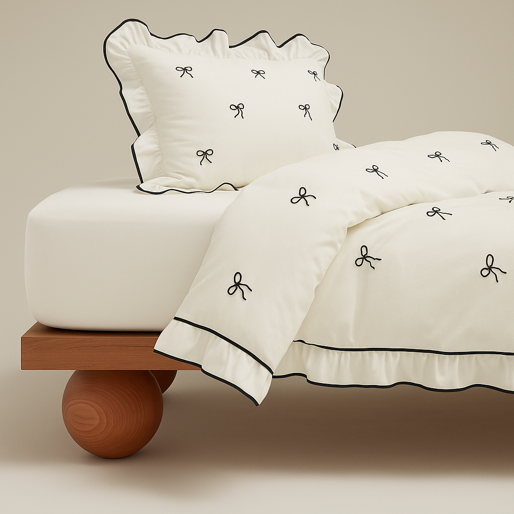 Multicolour twill bedding set
