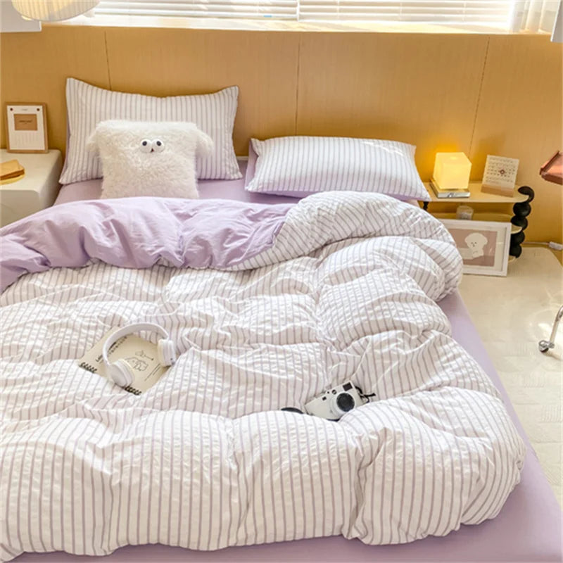 Haven Stripe Bedding Set
