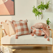 Terracotta Woven Cushion Cover