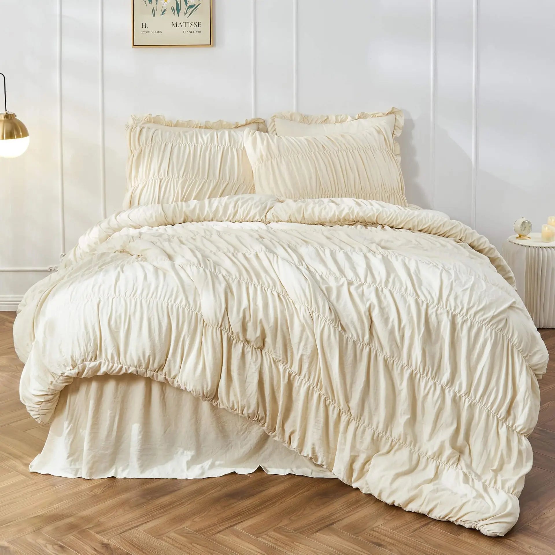 Aurelia Ruched Bedding Set