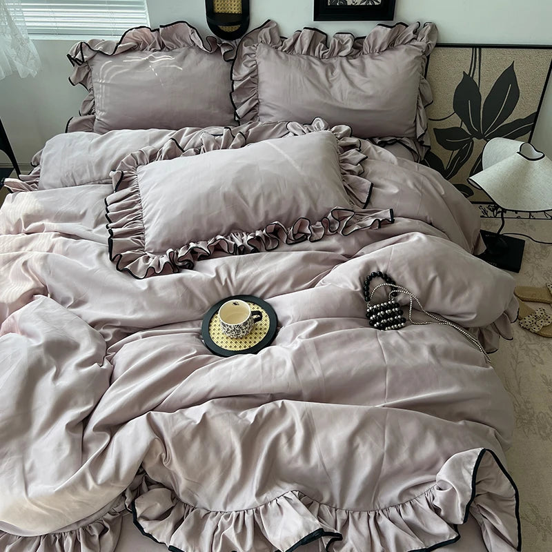 Luna Luxe Ruffle Bedding Set