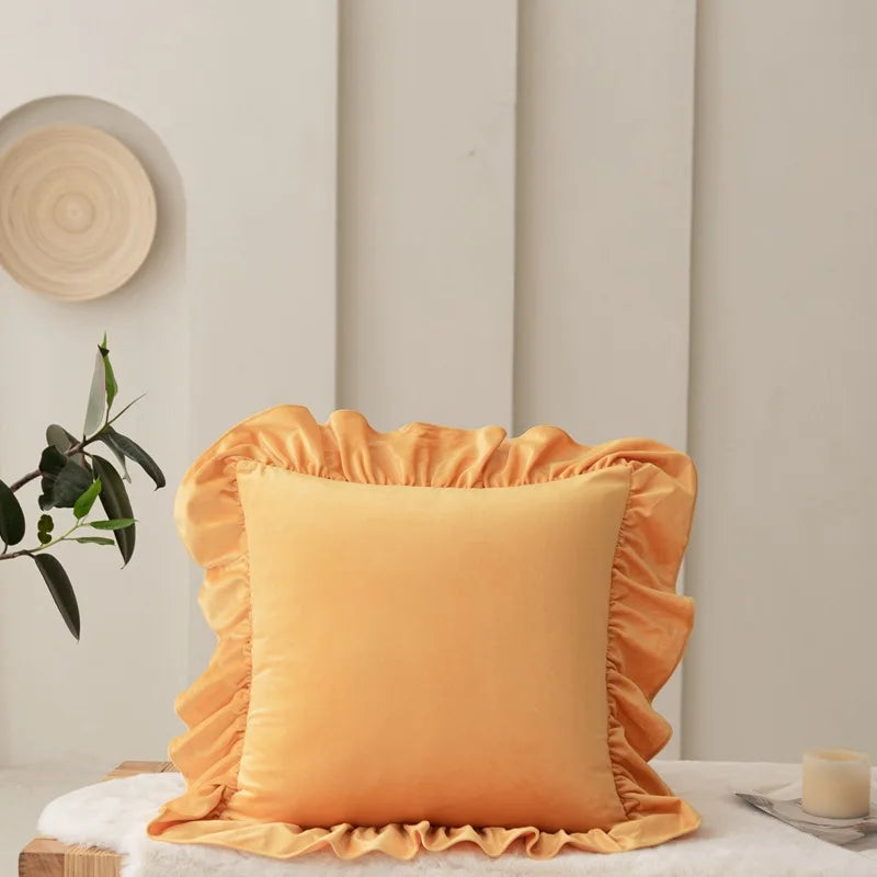 Fleur Ruffle Cushion Cover