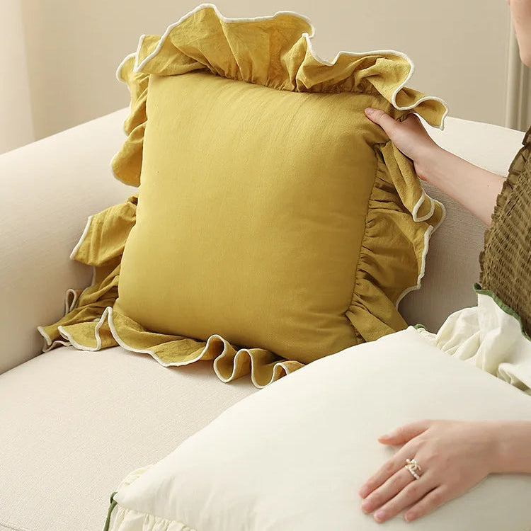 Odette Ruffle Cushion Cover