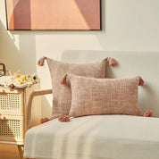 Terracotta Woven Cushion Cover
