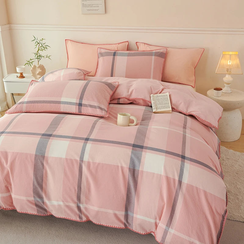 Sorrento Plaid Bedding Set