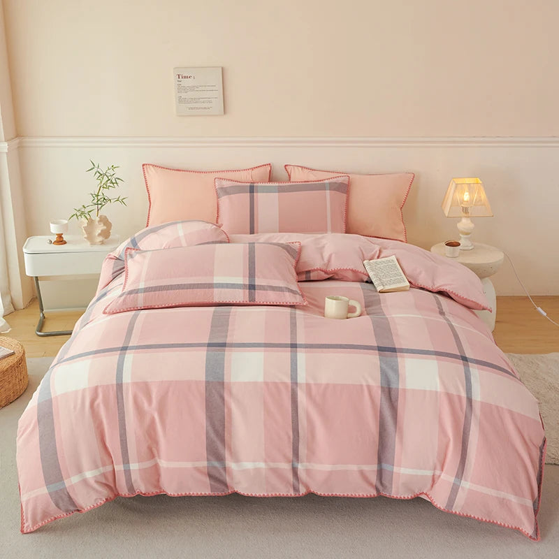 Sorrento Plaid Bedding Set