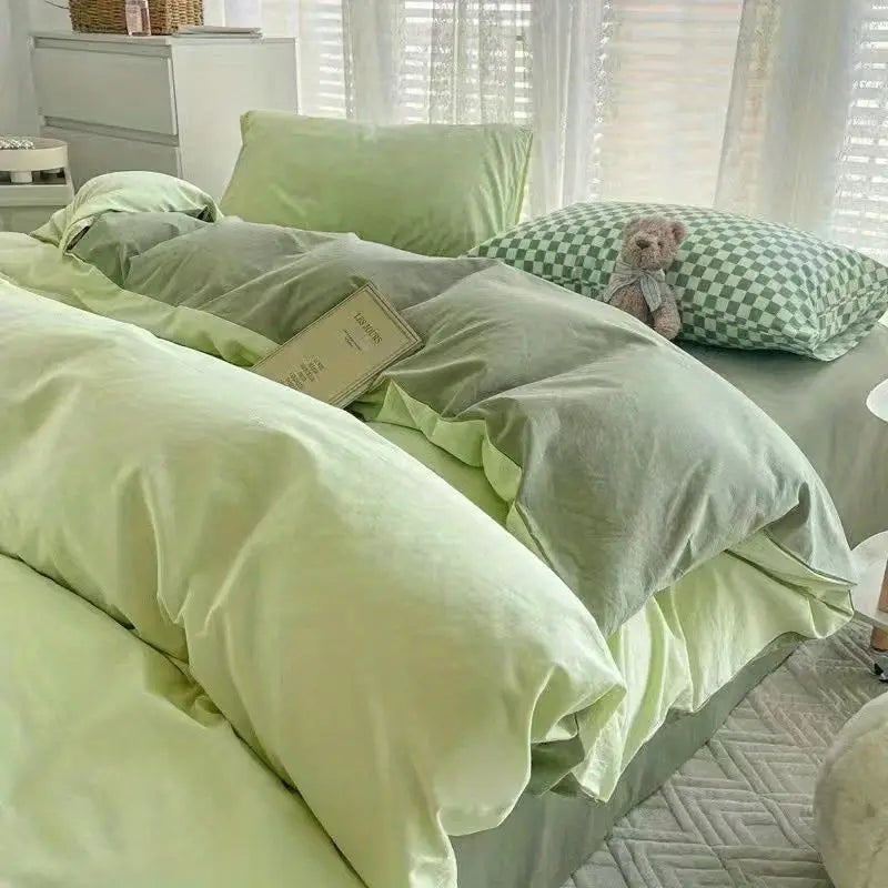 Honeythatch Gingham Bedding Set
