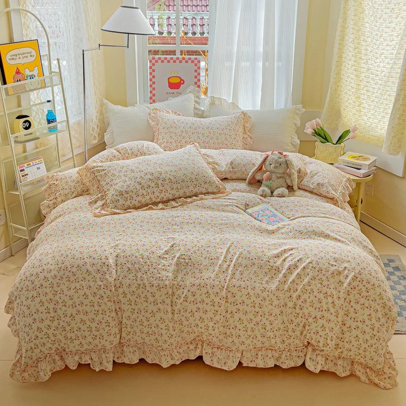 Honeybelle Floral Ruffle Bedding Set