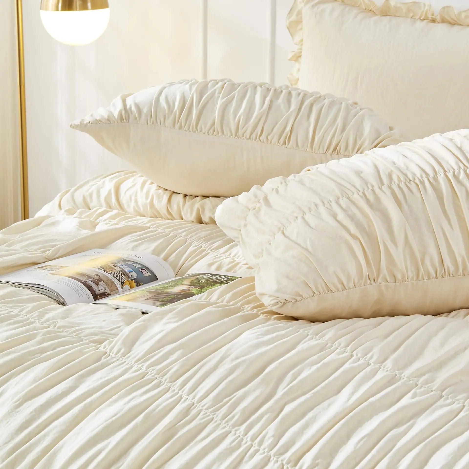 Aurelia Ruched Bedding Set