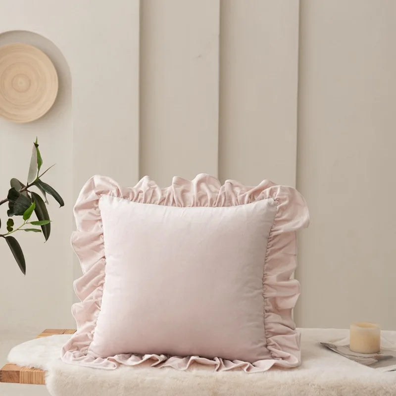 Fleur Ruffle Cushion Cover