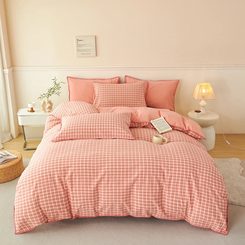 Sorrento Plaid Bedding Set