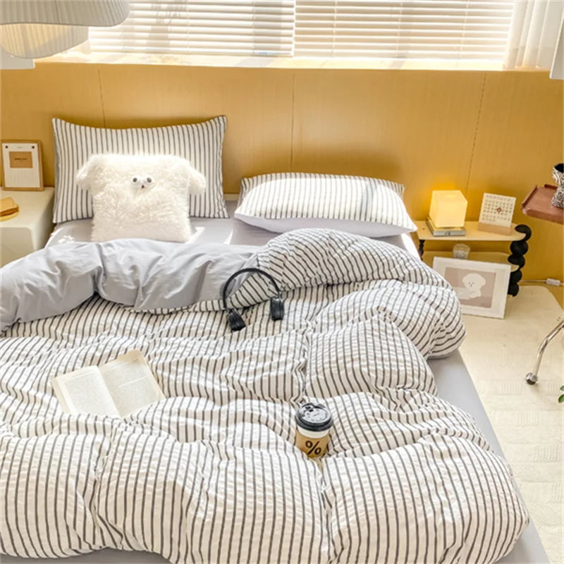 Haven Stripe Bedding Set