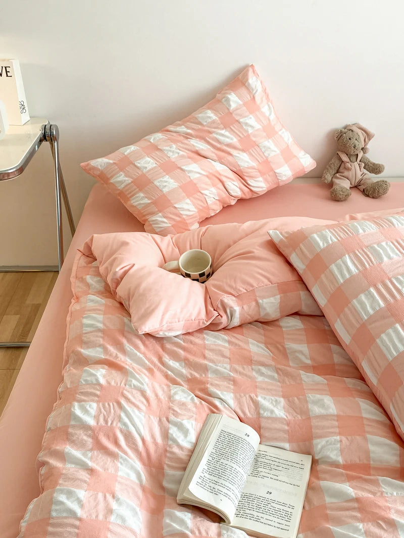 Clementine Gingham Bedding Set
