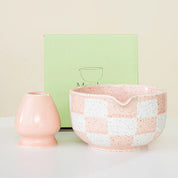Checkerboard Matcha Set