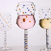 Confetti Goblet Wine Glass