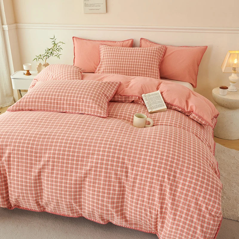 Sorrento Plaid Bedding Set