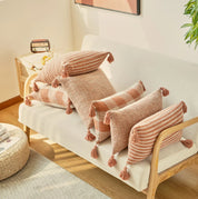 Terracotta Woven Cushion Cover