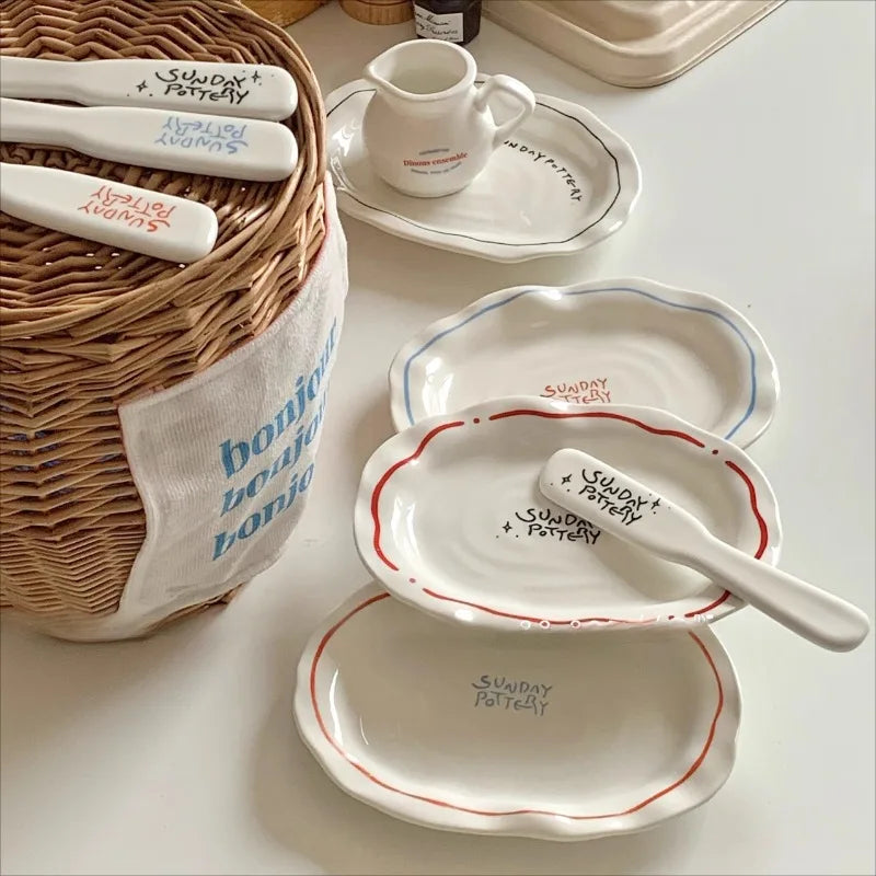 Sunday Pottery Appetiser Set