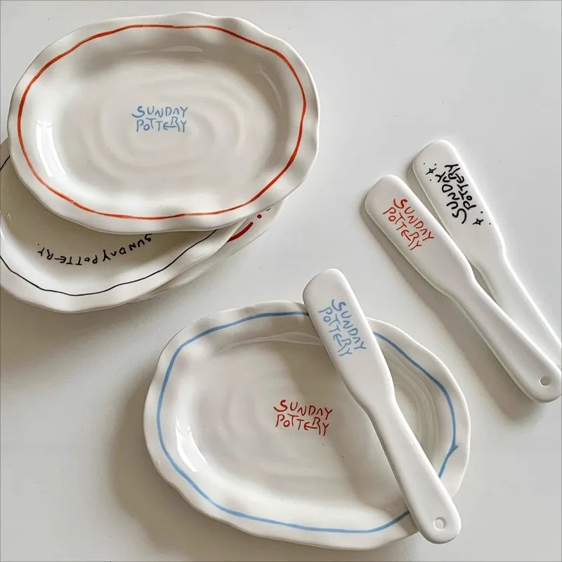 Sunday Pottery Appetiser Set