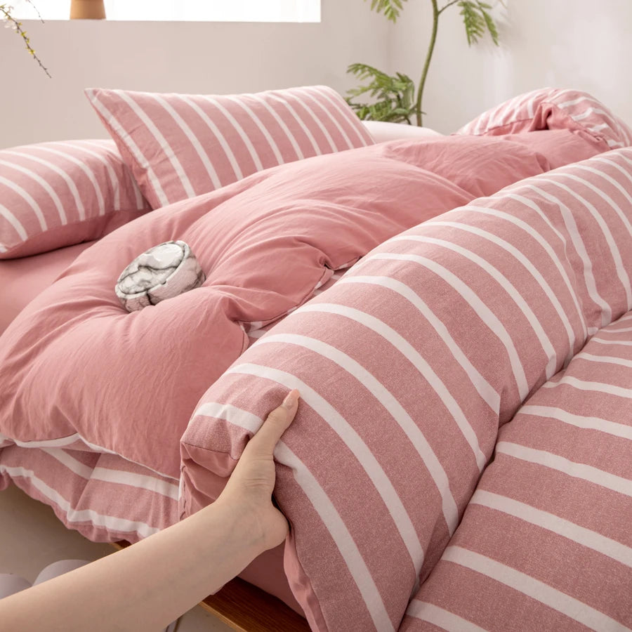 Elio Stripe Bedding Set