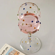 Confetti Goblet Wine Glass