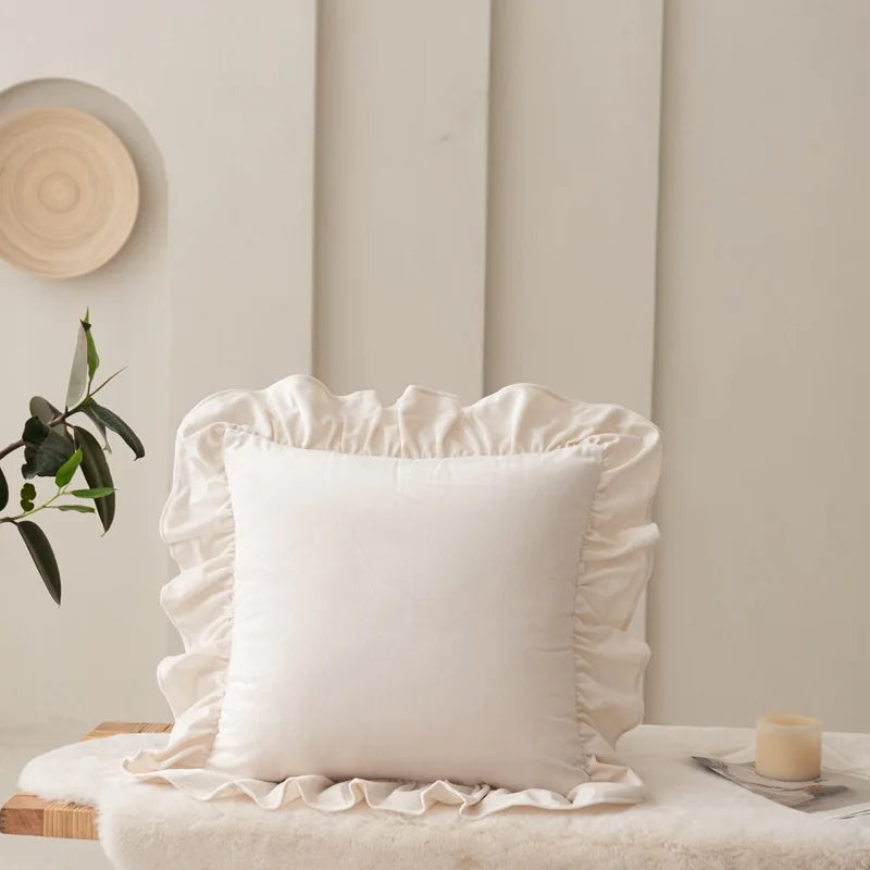 Fleur Ruffle Cushion Cover