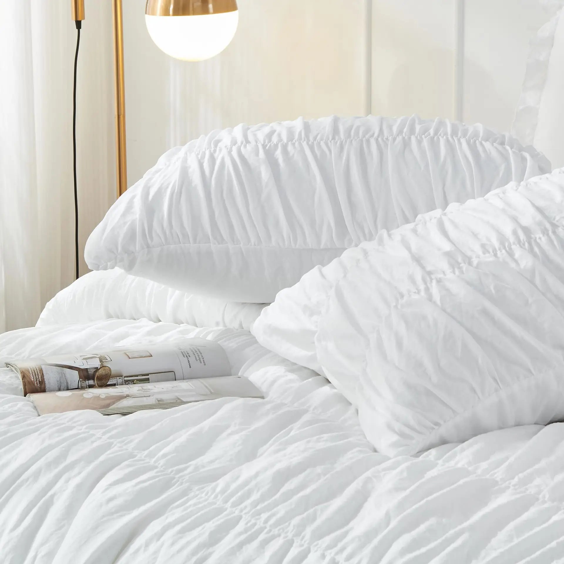 Aurelia Ruched Bedding Set