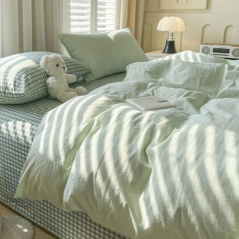 Honeythatch Gingham Bedding Set