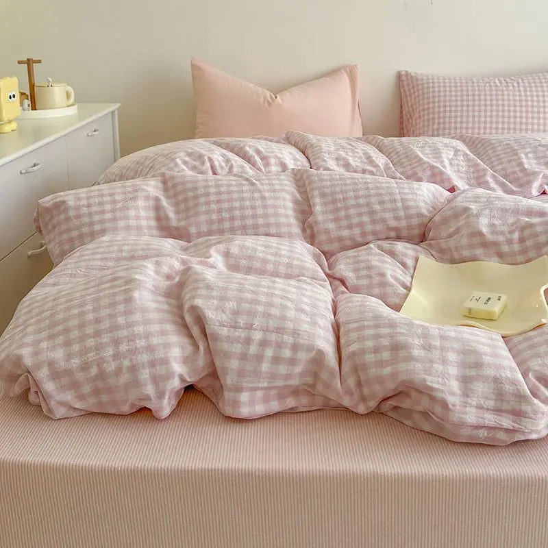 Honeythatch Gingham Bedding Set