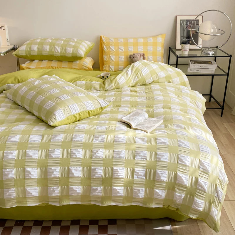 Clementine Gingham Bedding Set
