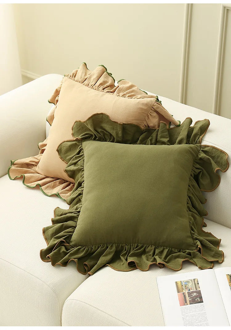 Odette Ruffle Cushion Cover